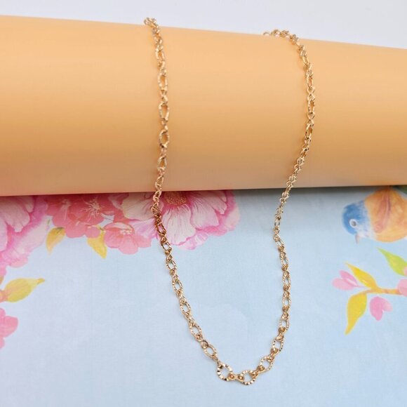 Elegant Rose Gold Plated Chain Necklace for Women - 19.7 Inches, XPNL0096 - Picture 7 of 12